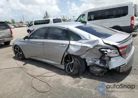 2021 Honda Accord Sport из США, поврежденный, VIN 1HGCV1F31MA020880